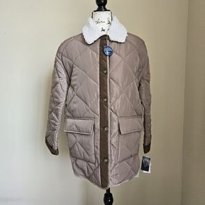 Lucky Brand Oversized Quilted Jacket Womens XS